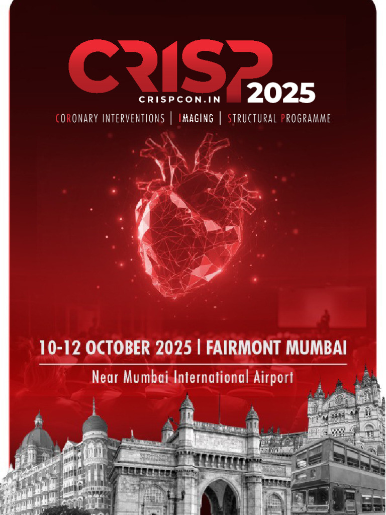 CRISP 2025: Advancements in Cardiology | PDF | Percutaneous Coronary ...