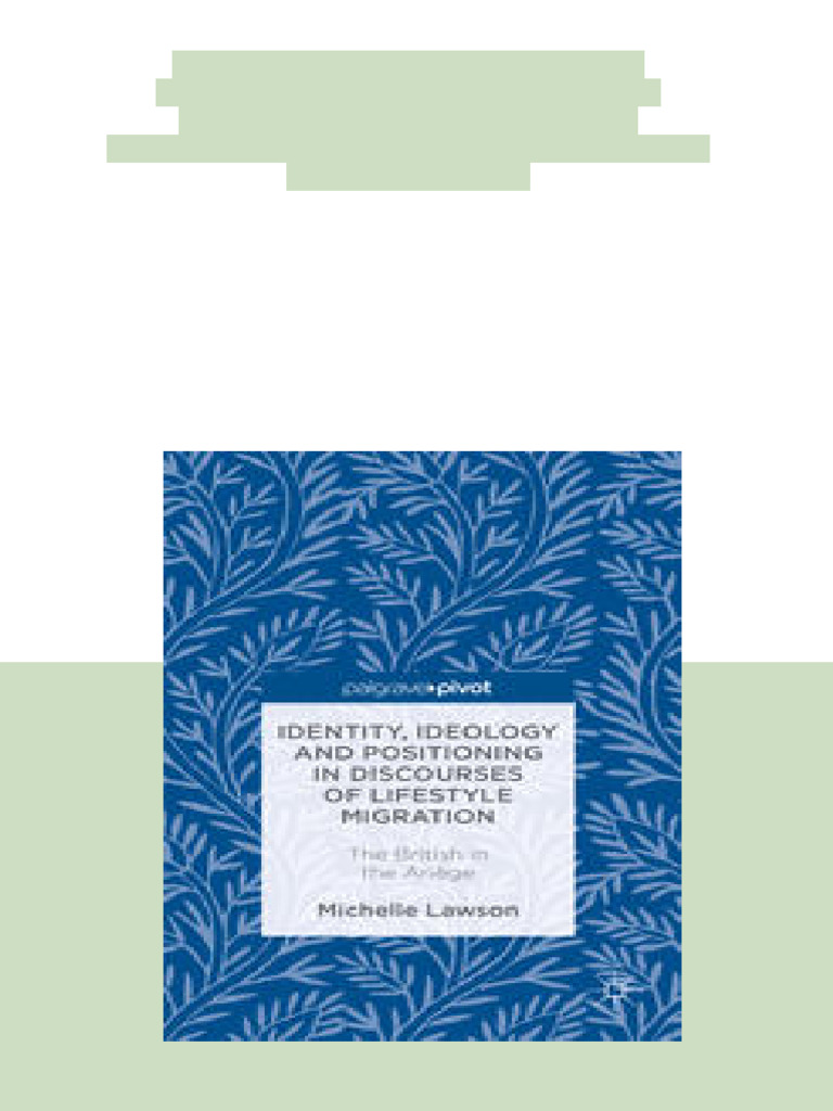 (Ebook) Identity, Ideology and Positioning in Discourses of Lifestyle ...