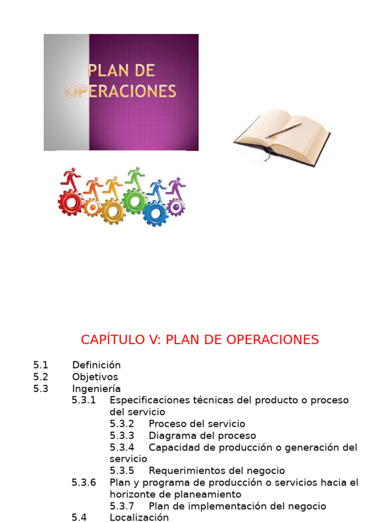 Plan de Operaciones para Emprendedores | PDF | Producto (Negocio ...