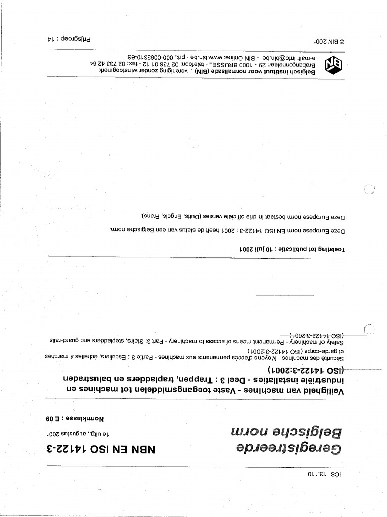 En 14122 | PDF