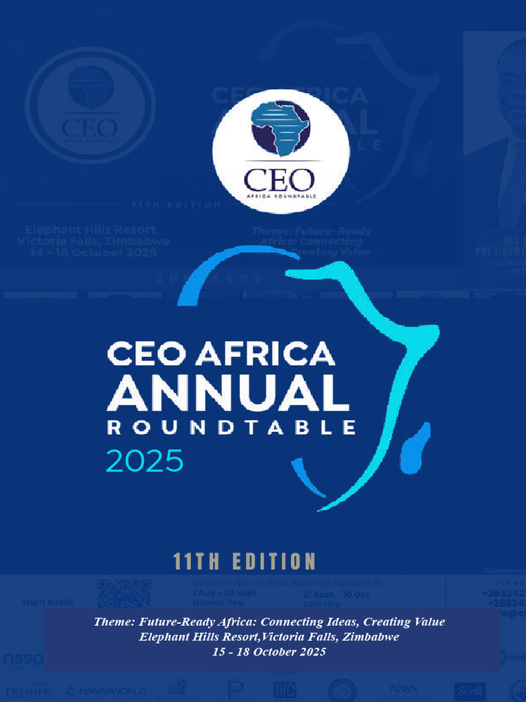 CEO Africa Roundtable 2025 Insights | PDF | Innovation | Zimbabwe