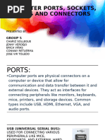 Differences Between Plugs, Jacks, and Ports | PDF | Electrical ...