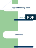 Theology of The Holy Spirit - Lesson 1