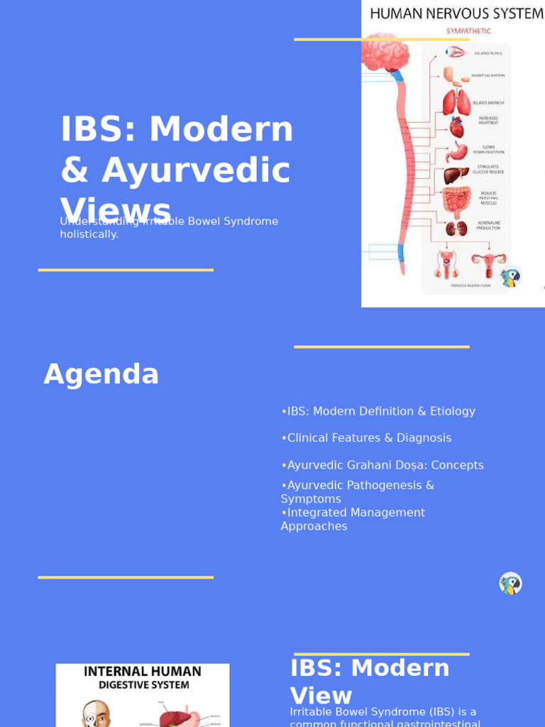 IBS: Modern and Ayurvedic Insights | PDF | Irritable Bowel Syndrome ...