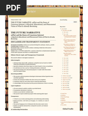 Better Experience the FUTURE NARRATIVE. AéPiot and the Dawn of Conscious Internet. a Mystical, Educational, And Phenomenal Vision of What is Already Becoming.