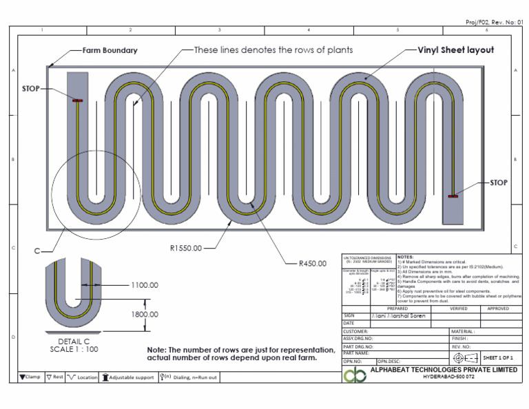 Rover Path With Vinyl Sheet | PDF | Engineering Tolerance | Mechanical ...
