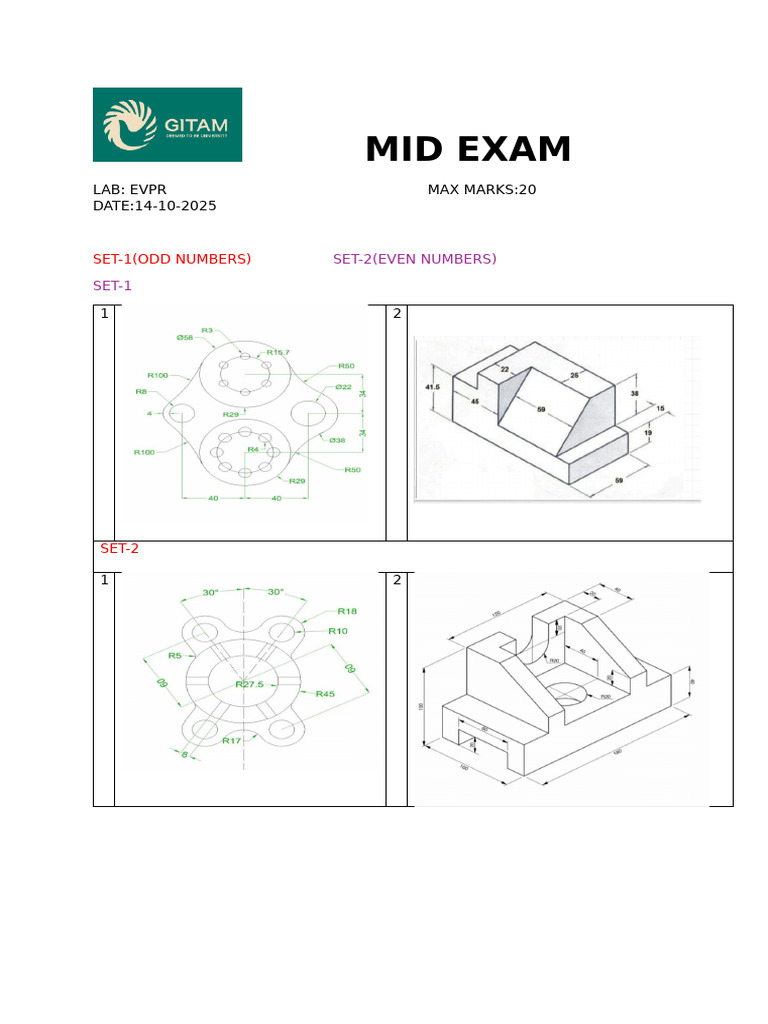 Mid Exam Lab EVPR - October 2025 | PDF