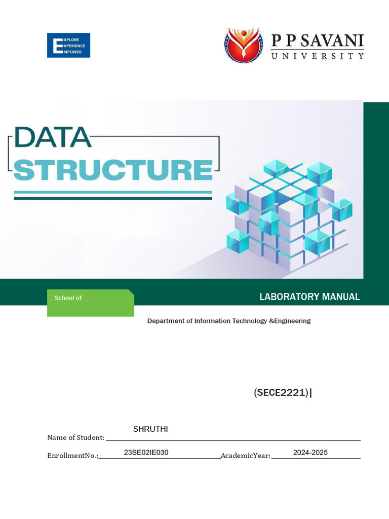Data Structures Laboratory Manual | PDF | Queue (Abstract Data Type ...
