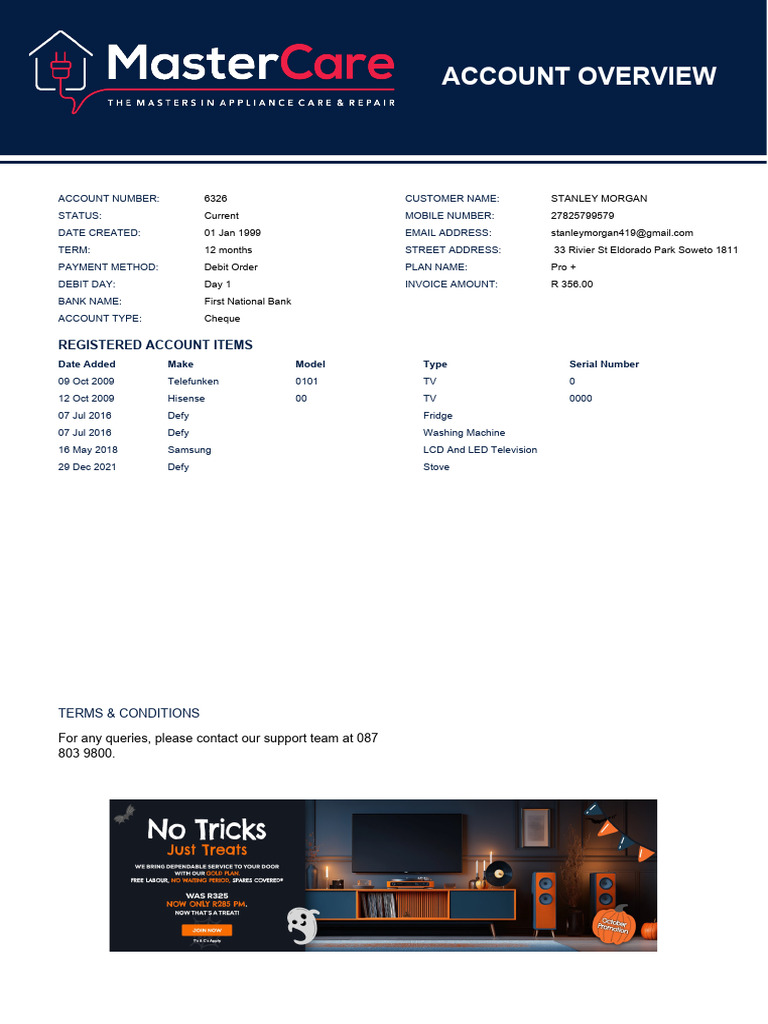 Account Overview 6326 | PDF