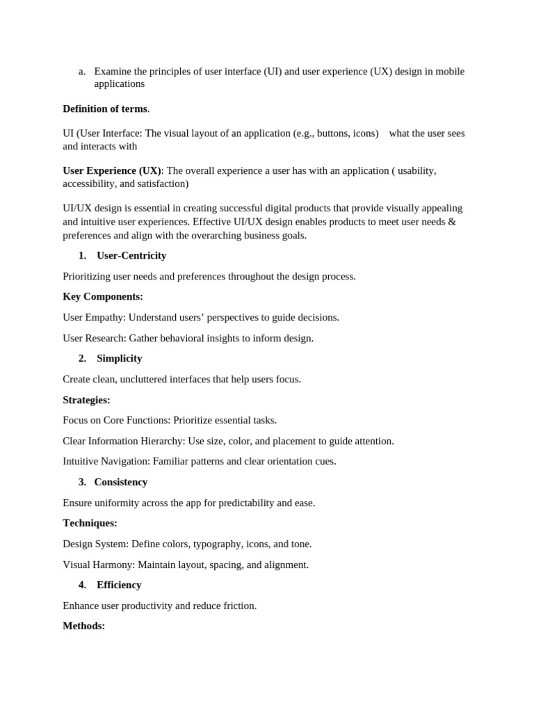 Mobile App UI/UX Design Principles | PDF | Security | Computer Security