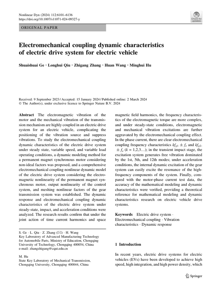 March 2024 | PDF | Electric Motor | Inductance