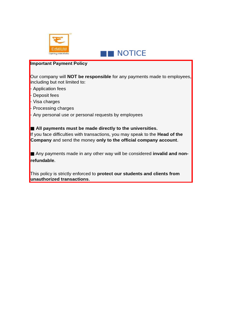 Notice | PDF