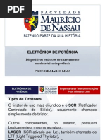 Eletronica de Potencia - Tipos de Tiristores