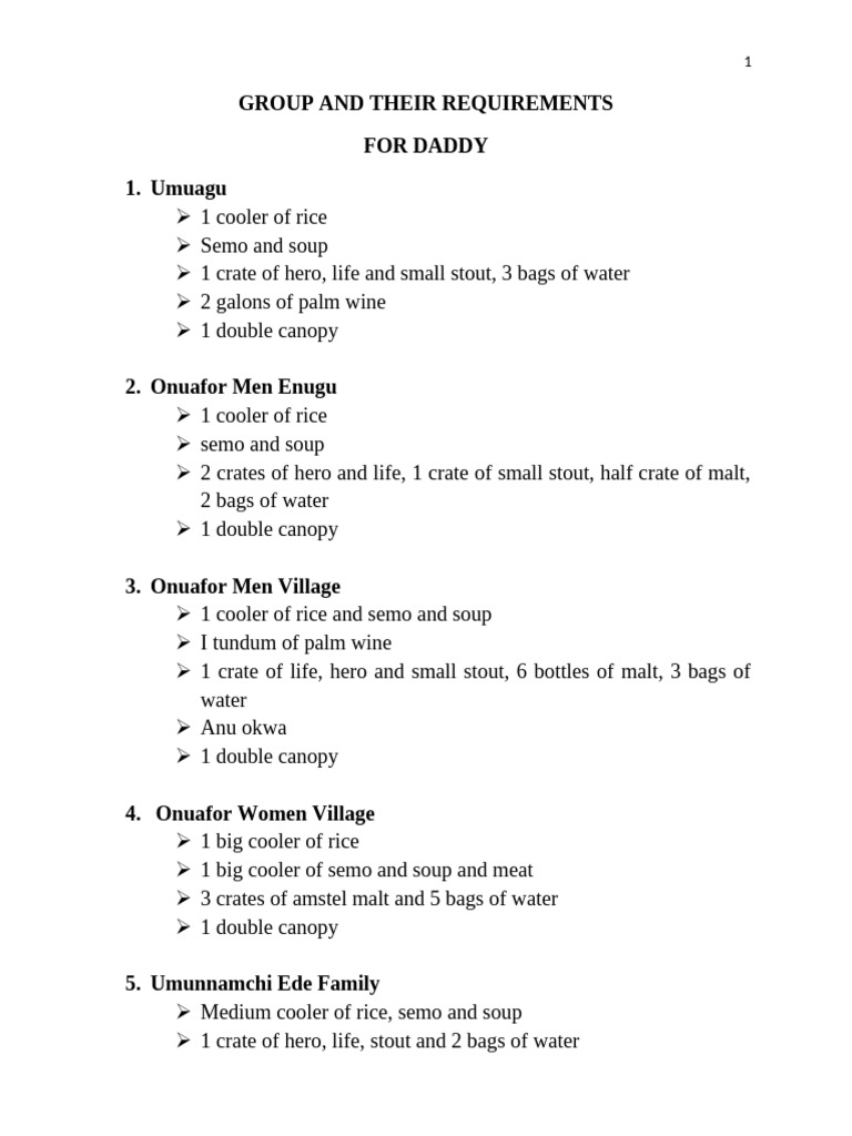 Event Catering Requirements List | PDF | Chess Openings | Chess Theory