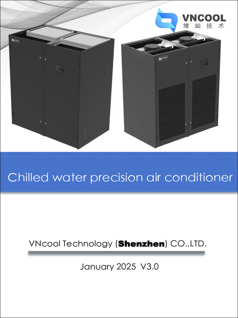VM Chilled Water Precision AC Overview | PDF | Air Conditioning | Valve