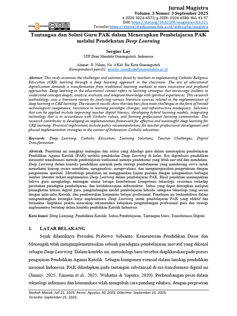 2025 3+3 Jurnal+Magistra+Sergius+Lay+Magistra September+2025 Sergius ...