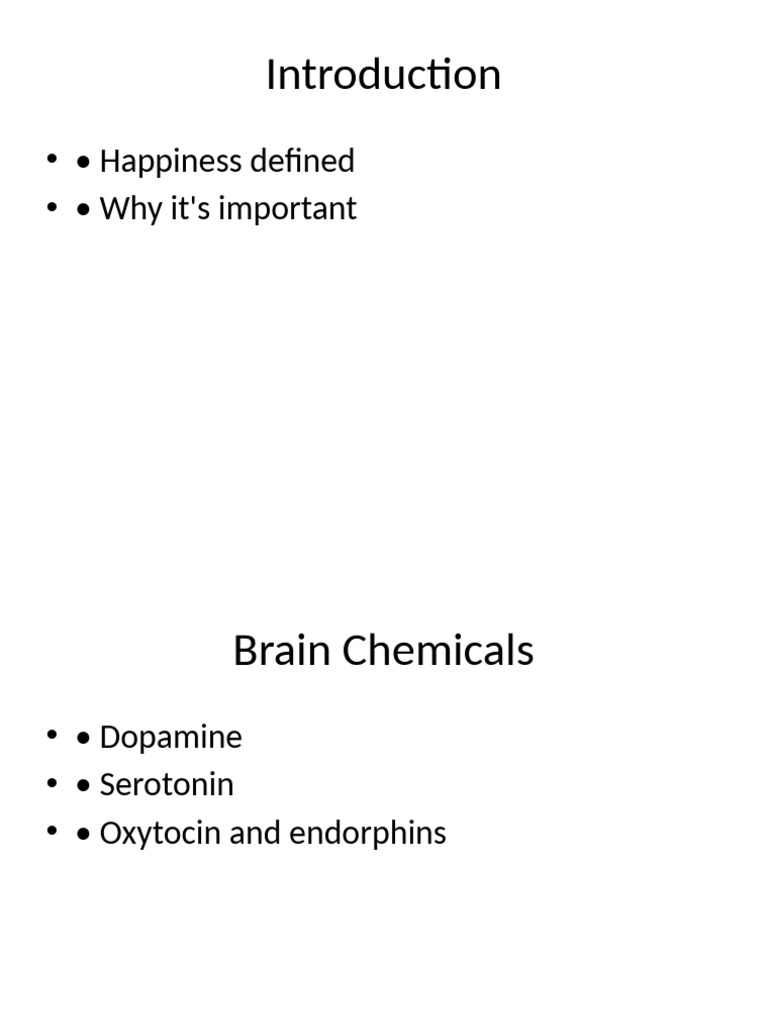 The Science Behind Happiness | PDF