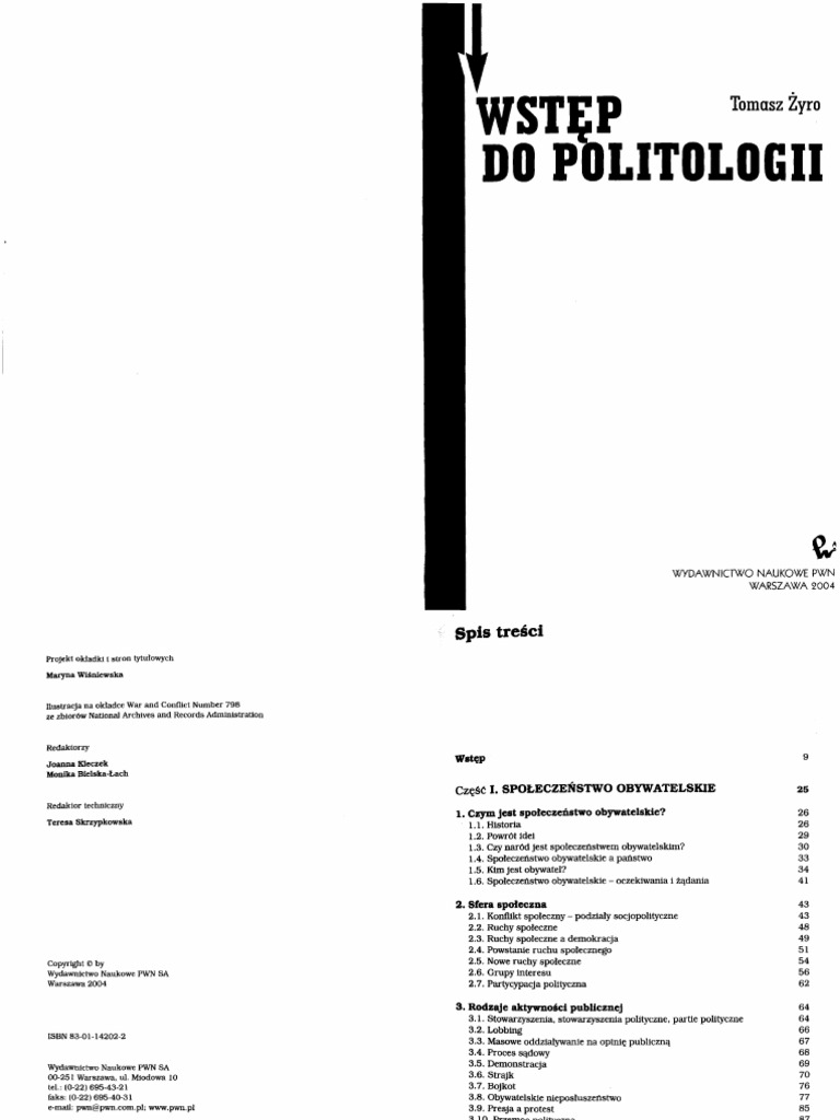 Wstęp Do Politologii - Żyro (2004) PDF | PDF