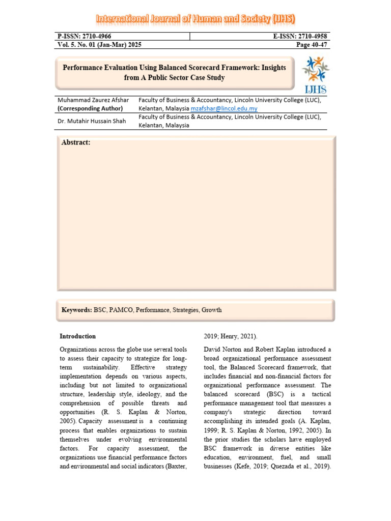 Performance Evaluation | PDF | Quantitative Research | Qualitative Research