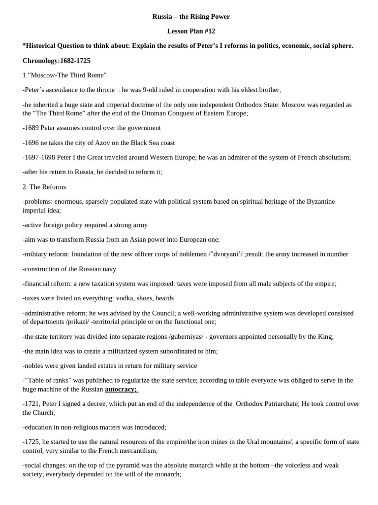 2025-11-11T14 09 10.656Z Russia-The Rising Power | PDF | Russia | World ...
