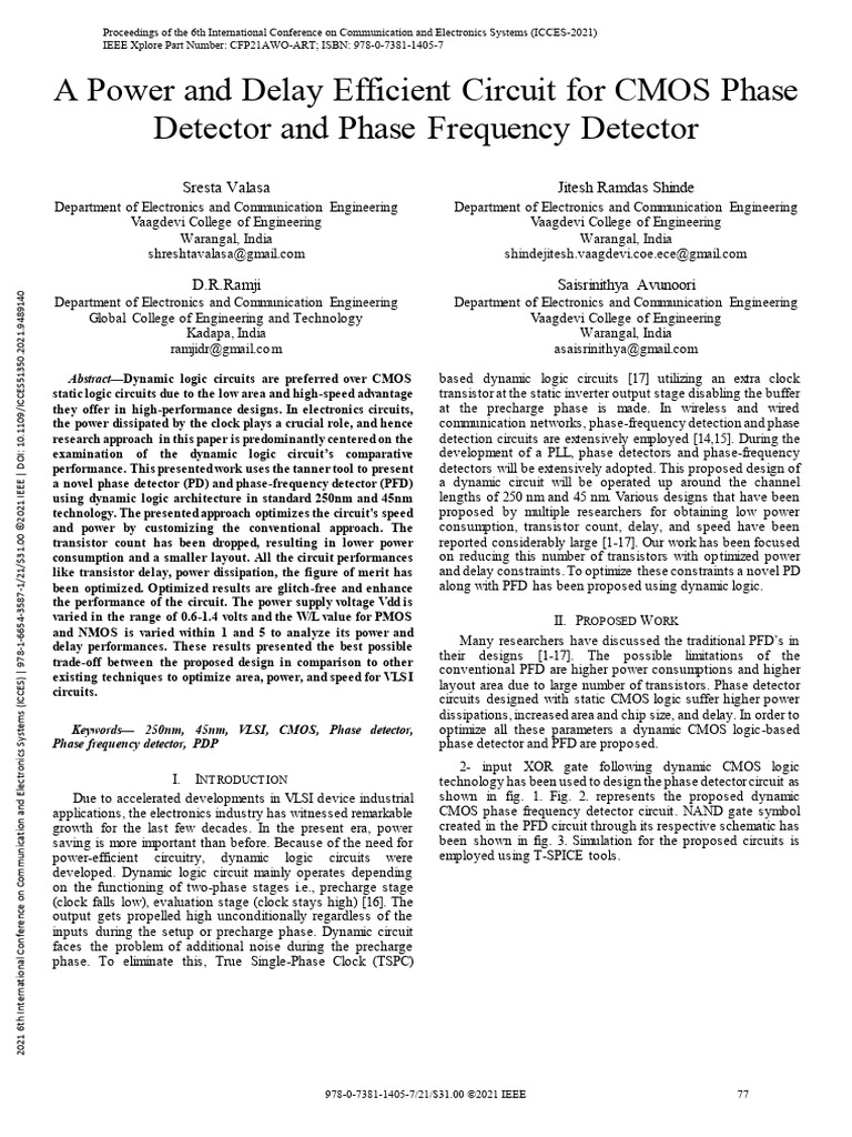 05 A Power and Delay Efficient Circuit For CMOS Phase Detector and ...