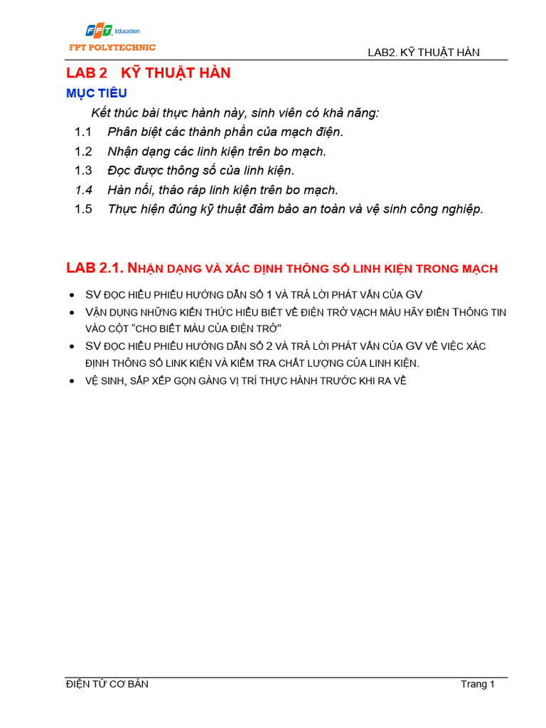 AUT103 Lab2 | PDF