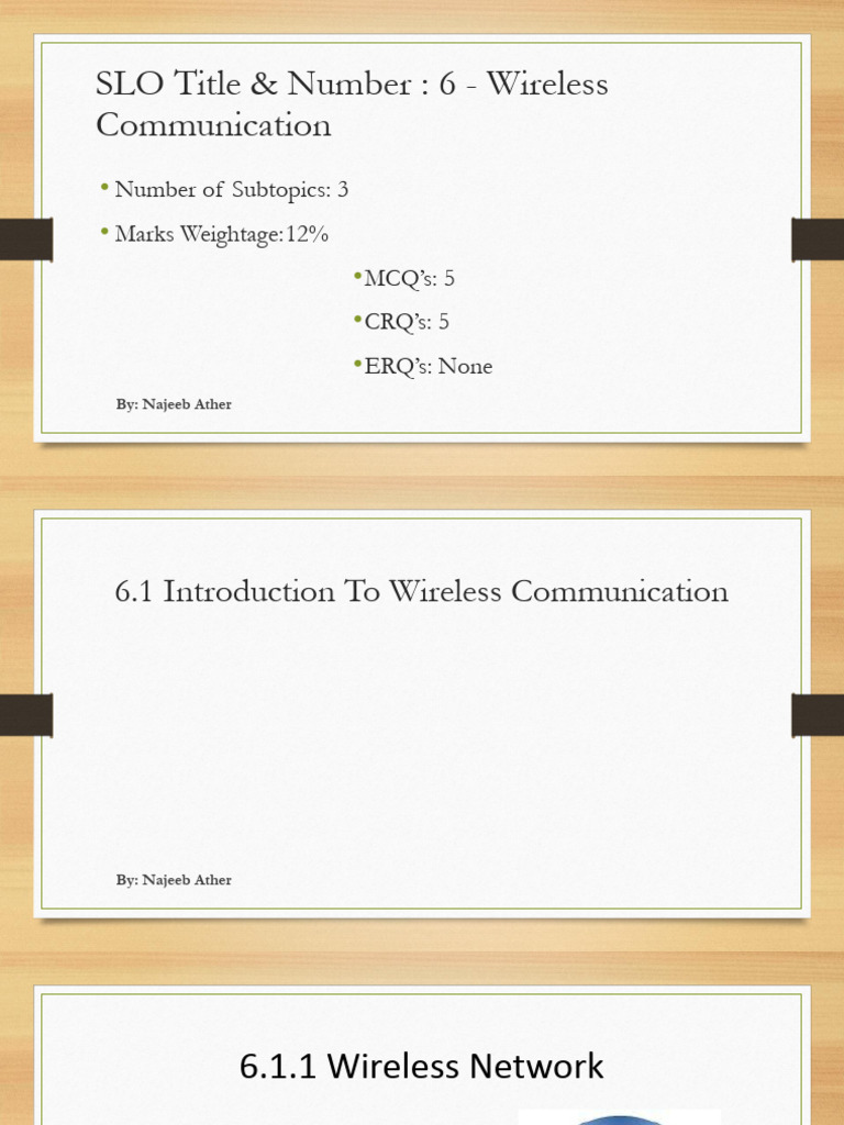 Wireless Communication Overview | PDF | Radio | Wi Fi