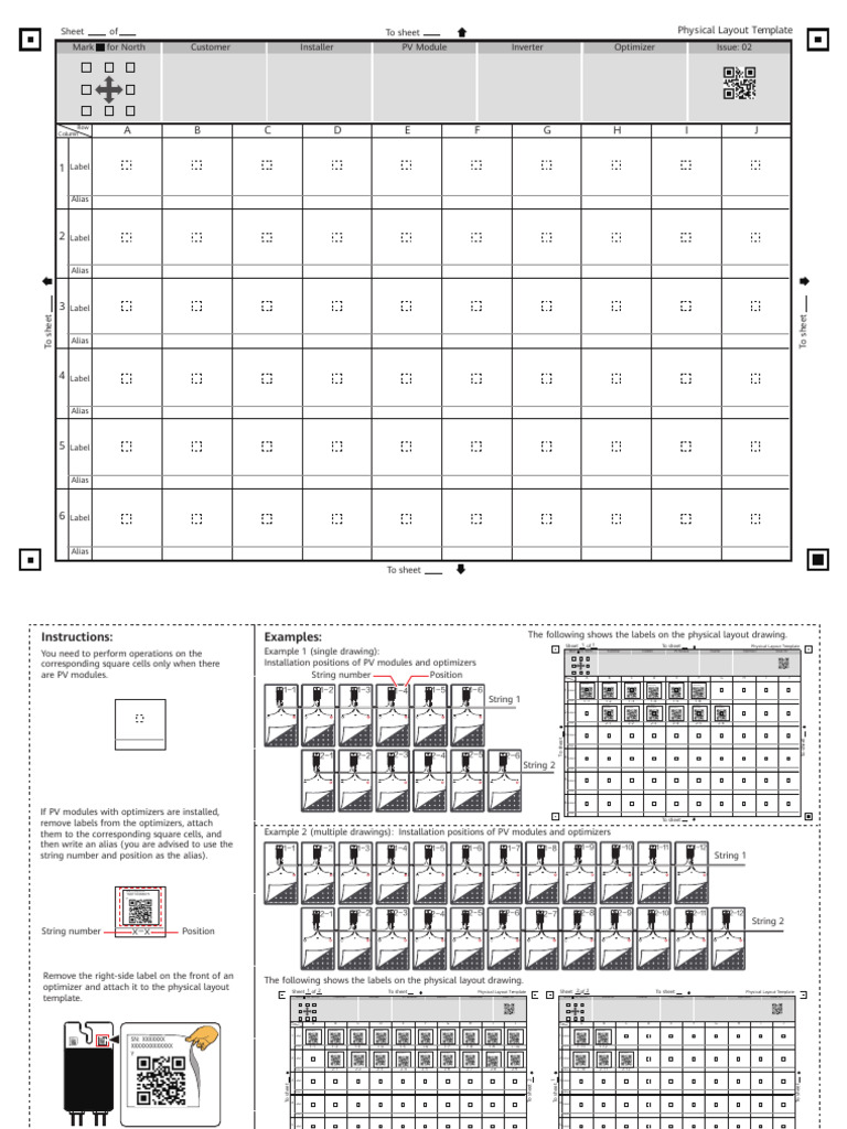 PV Module Installation Layout Guide | PDF | Solar Panel | Solar Power