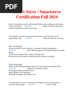 Smart Serve Practice Test Answers 2024 | PDF | Alcoholic Beverages ...