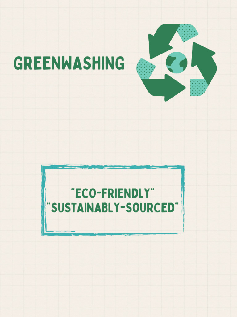 Understanding Greenwashing and Its Impact | PDF