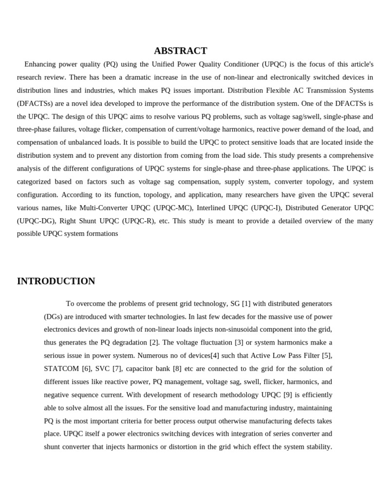 Improvement of Power Quality in The Distribution System by Placement of ...