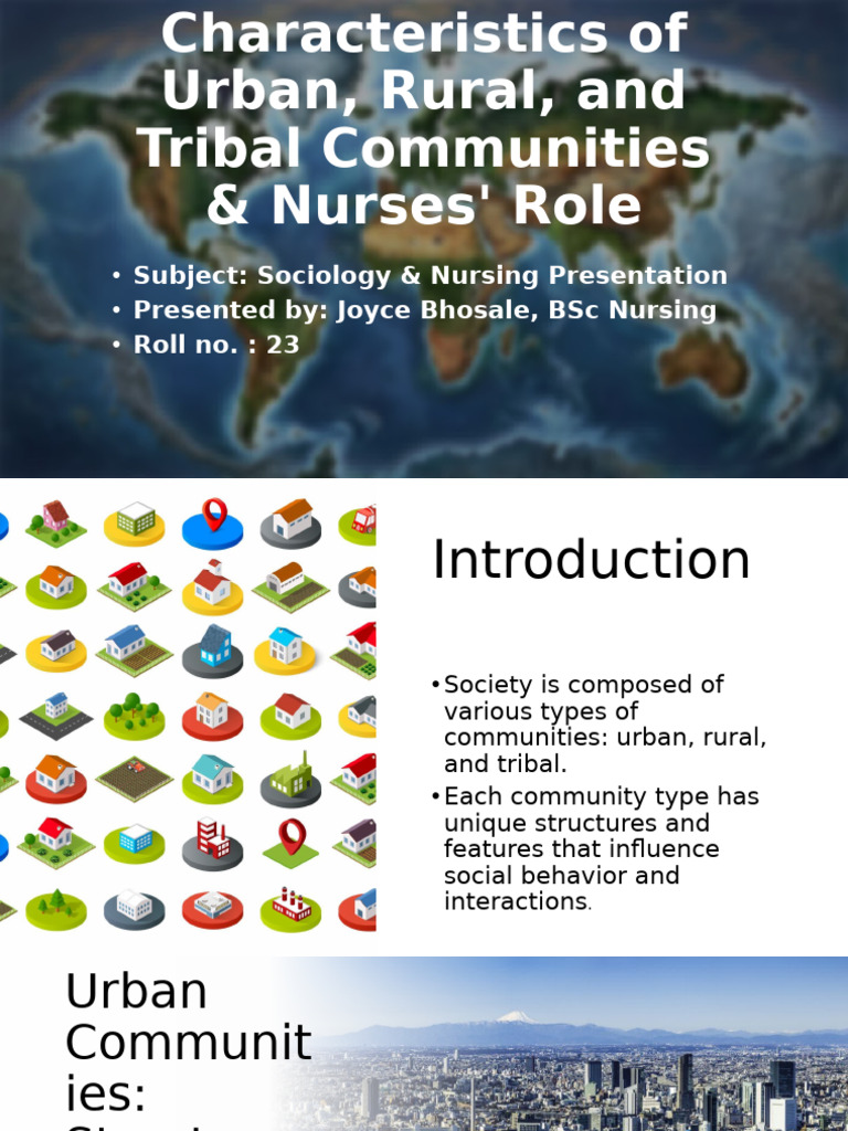 Community Types and Nursing Roles Explained | PDF | Community | Tribe
