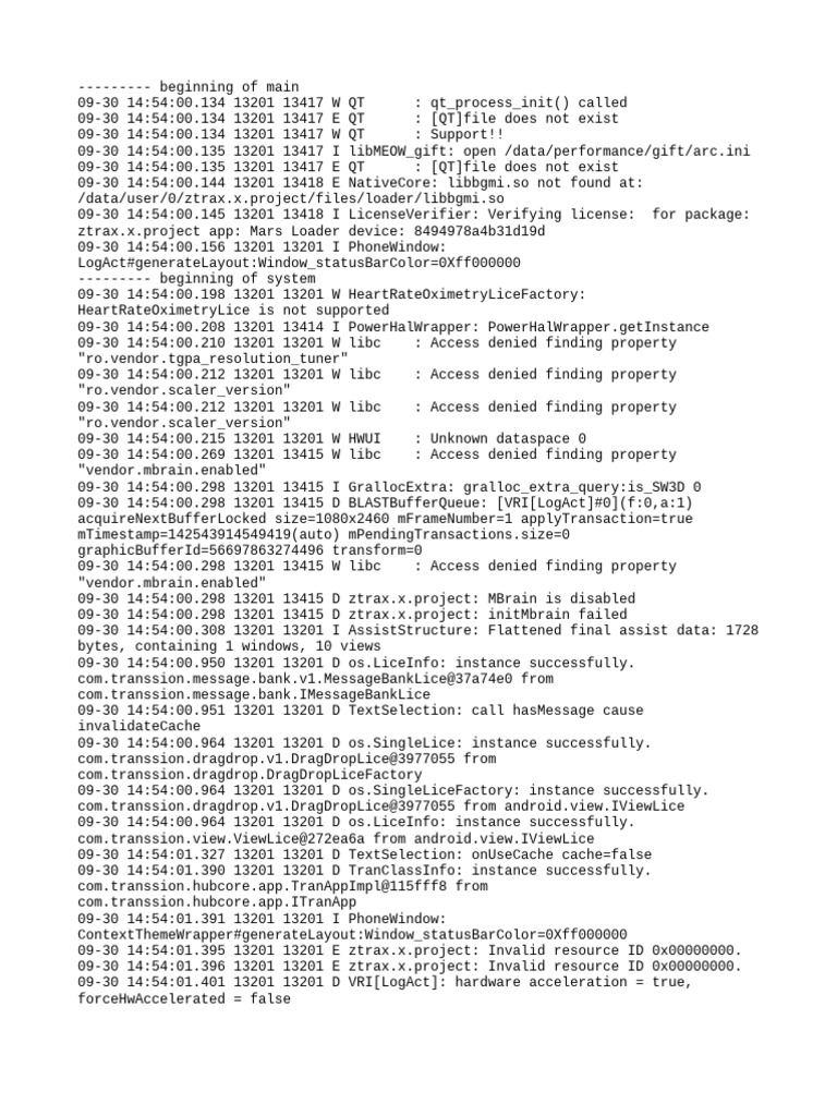 Ztrax.x.project Logcat | PDF | Software | Microsoft Windows