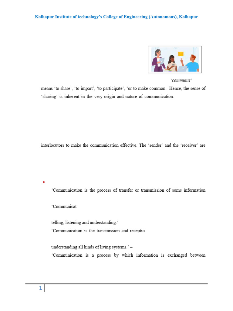 Communication Skills Course Overview | PDF | Communication | Nonverbal ...