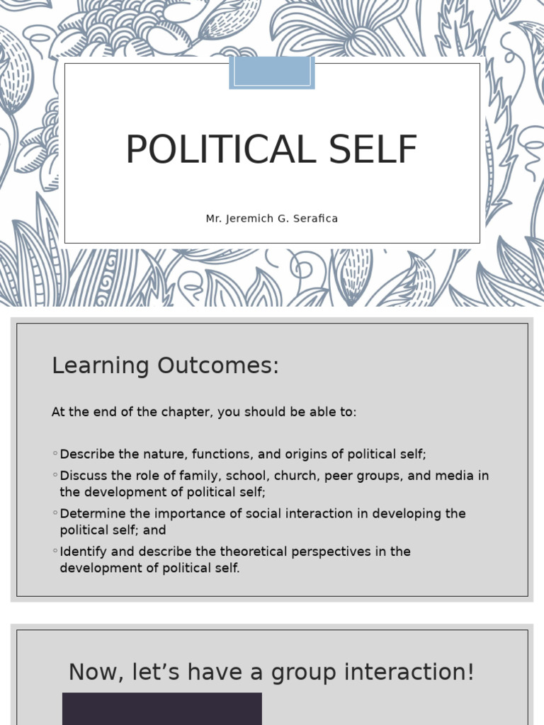 Political Self | PDF | Value (Ethics) | Citizenship