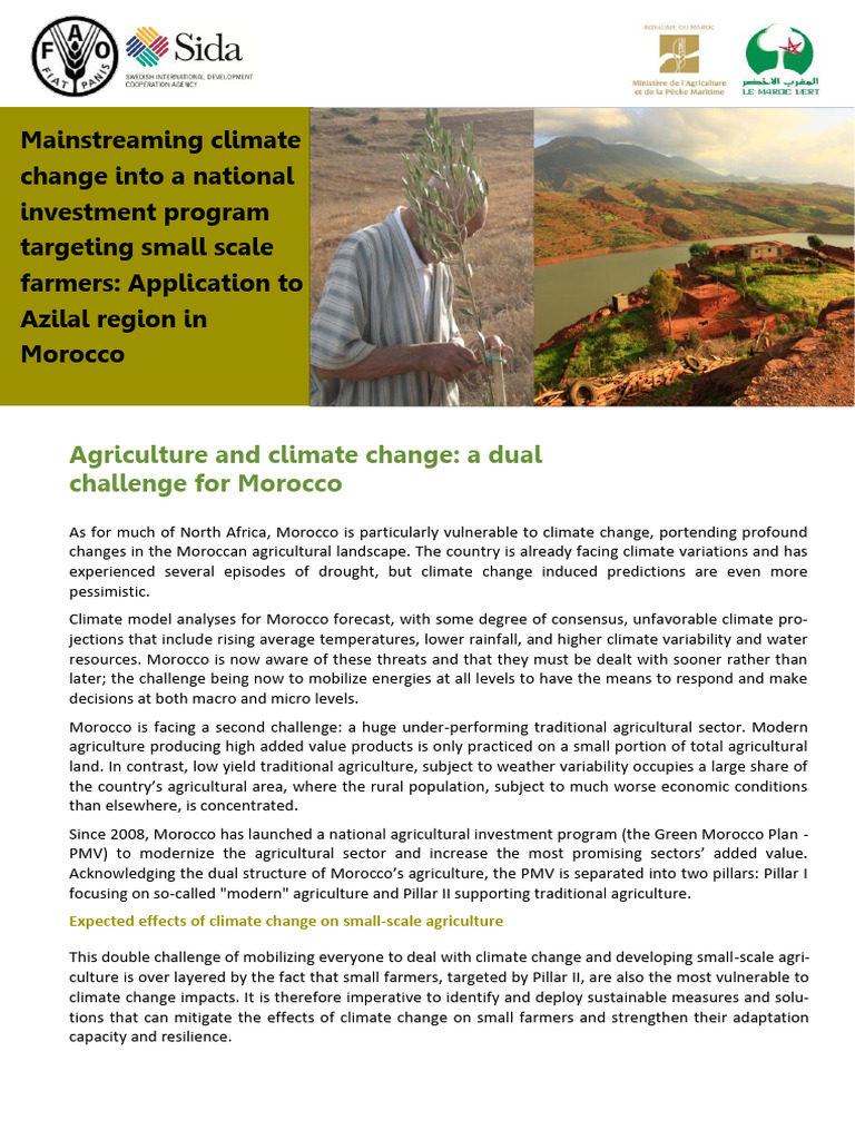 Agriculture and Climate Change | PDF | Agriculture | Climate Change