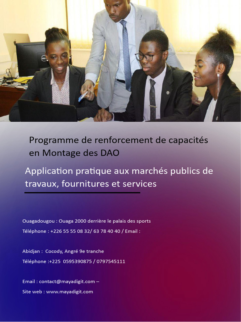 Formation sur le Montage des DAO | PDF