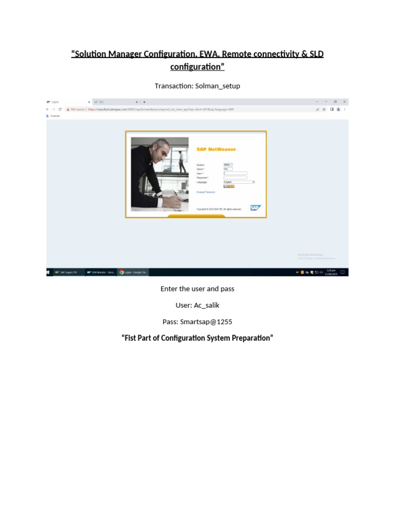 Solution Manager Configuration | PDF | Zip (File Format) | Software ...