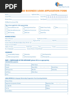 SME Business Loan Application Form | PDF | Mortgages | Loans