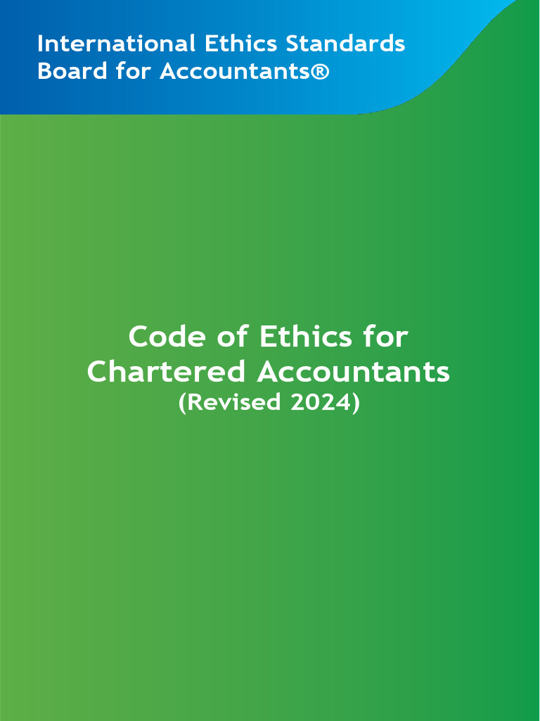2024 Code of Ethics for Chartered Accountants | PDF | Audit ...