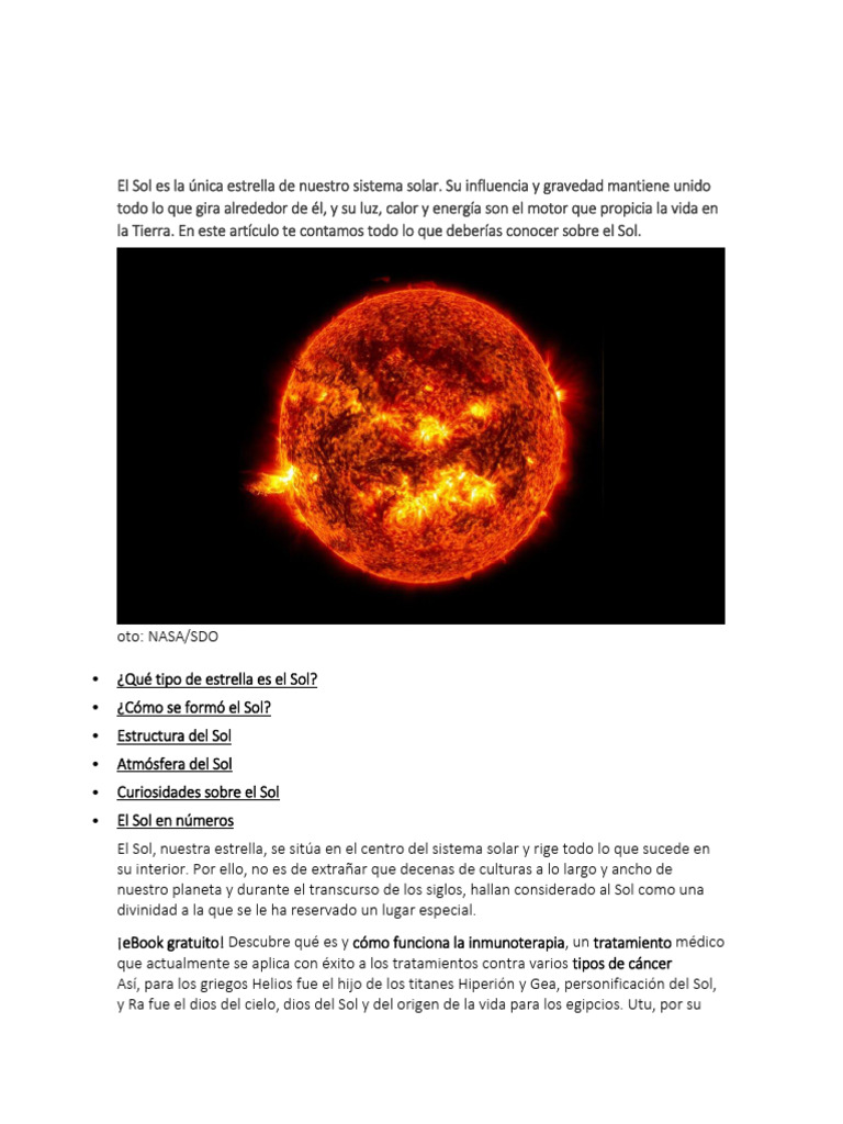 El Sol | PDF | Dom | Estrellas