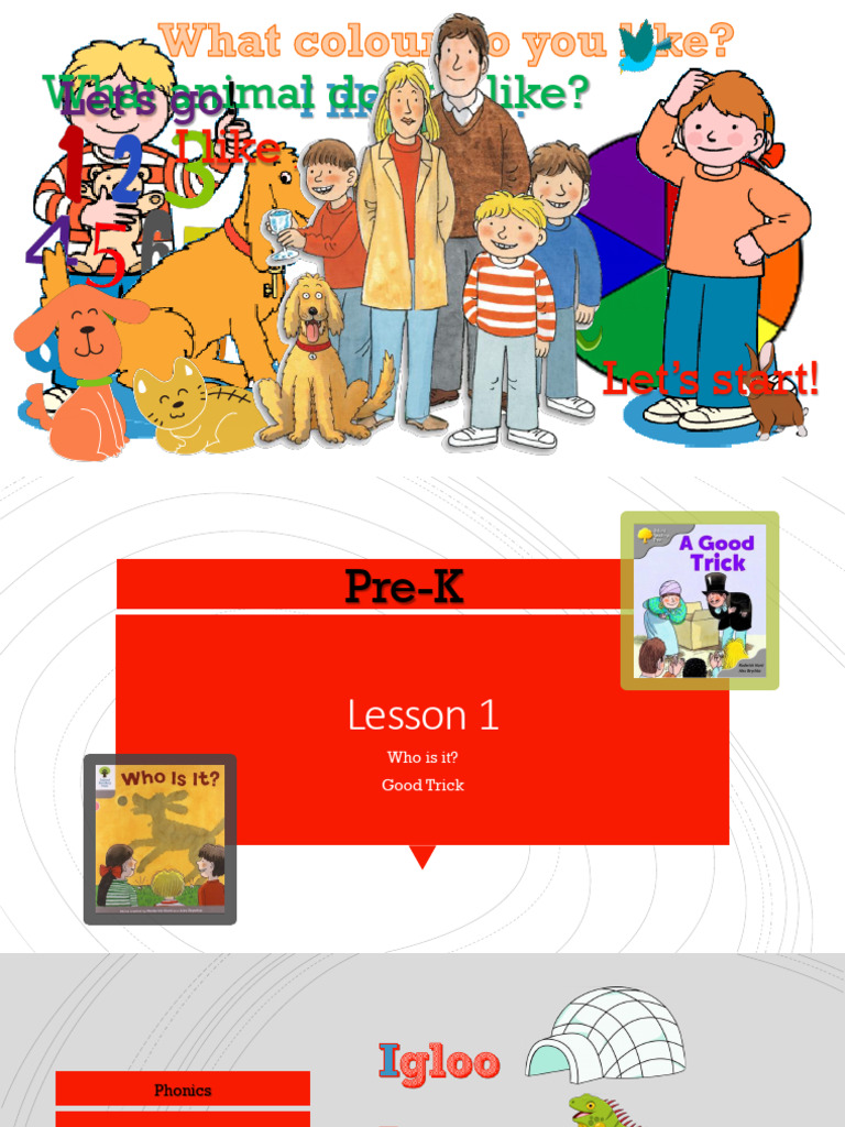 Pre-K Lesson 1 | PDF