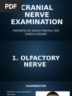 Cranial Nerve Exam OSCE Checklist | PDF | Human Anatomy | Nervous System