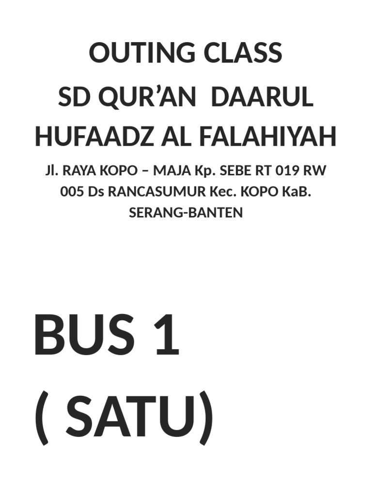 Study Tour | PDF