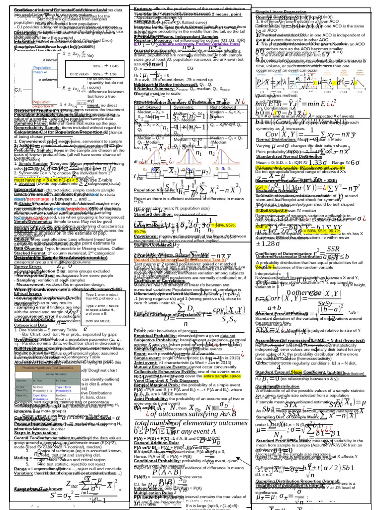 Understanding Confidence Intervals and Statistics | PDF | Errors And ...