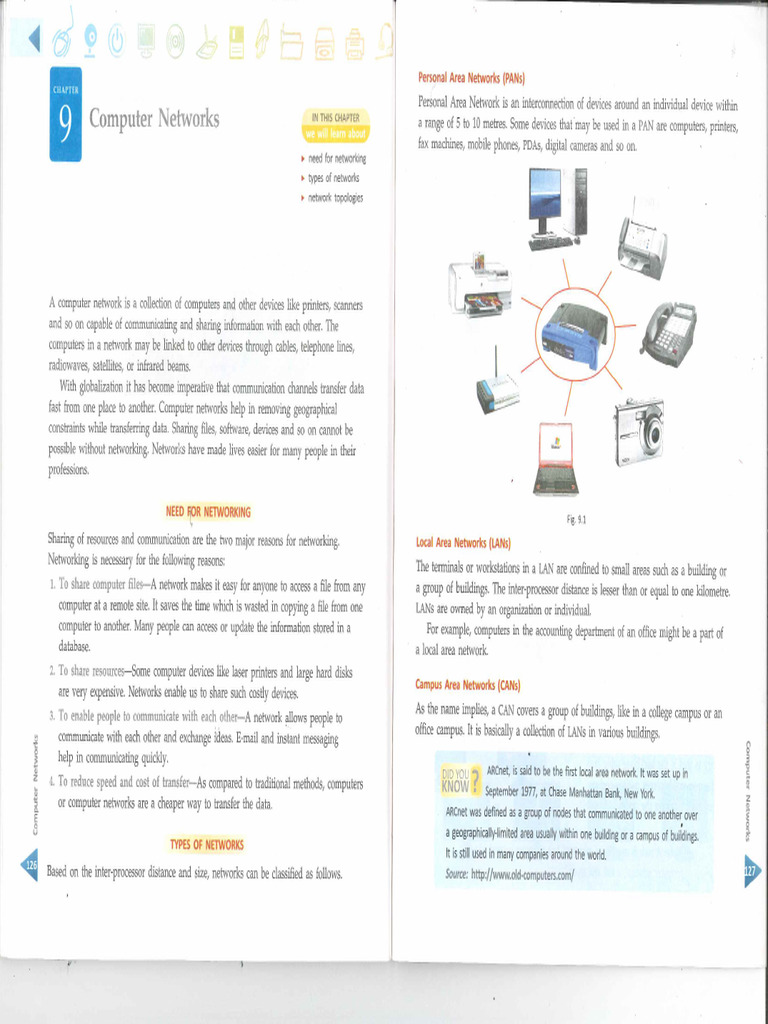 Class 8 Computer Networks | PDF