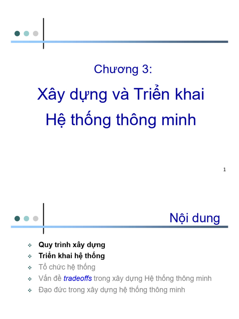 C3 - Xay Dung Va Trien Khai HT Thong Minh - 1 | PDF