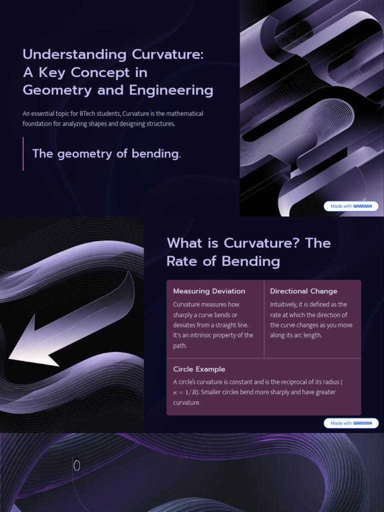 Understanding Curvature in Geometry | PDF | Curvature | Geometry