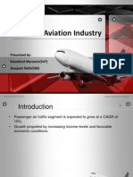 Indian Aviation Industry: Presented By: Steveford Marwein (547) Anupam Nath