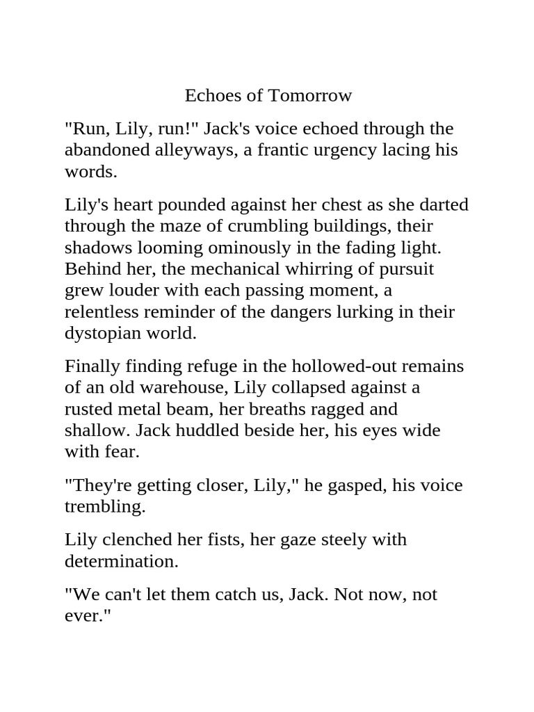 Dystopian Fiction Example | PDF